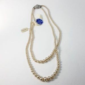 Duchess Pearls Simulated Double Strand Vintage